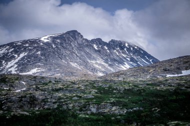 Rocky Dağları doğa sahneleri alaska british columbia sınırında