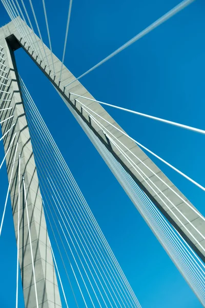 De cooper rivier brug - charleston, south carolina — Stockfoto