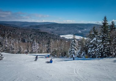 güzel doğa ve manzara cass Karayak ski resort çevresinde 