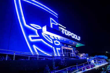 Charlotte North Caro 'daki Top Golf Eğlence Spor Salonu