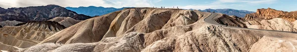 Muerte valle paisaje panorama en zabrisie punto — Foto de Stock