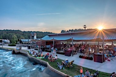 Charlotte North Carolina 'daki Natinal Whitewater Merkezi.