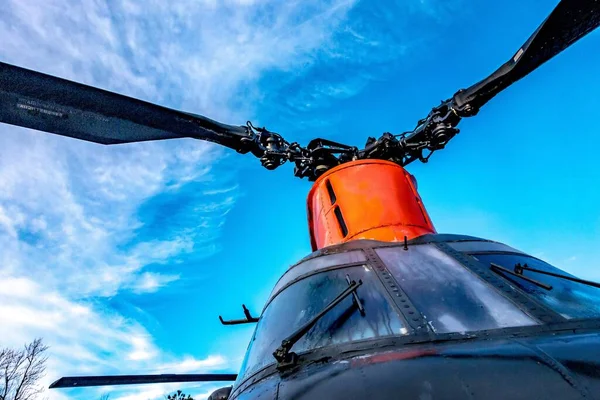 Hélicoptère Boeing Chinook Près Cherry Point — Photo