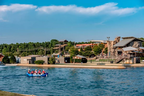 Natinal Whitewater Center Charlotte Północnej Karoliny — Zdjęcie stockowe