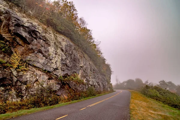 Podzim Appalačských Horách Podél Blue Ridge Parkway — Stock fotografie