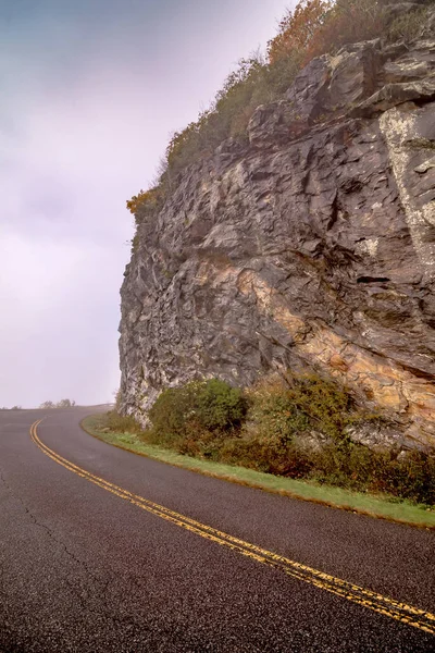 ใบไม วงในเท อกเขา Appalachian ตาม Blue Ridge Parkway — ภาพถ่ายสต็อก