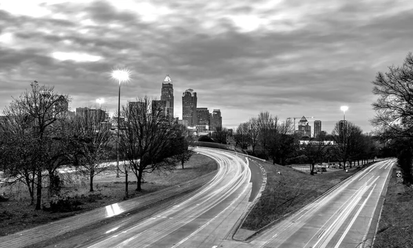 Centrum Van Charlotte North Carolina Skyline — Stockfoto