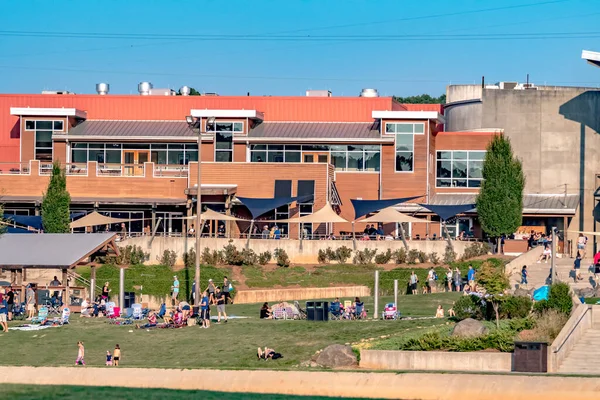 Charlotte Whitewater National Center 화이트 래프팅 스포츠 — 스톡 사진