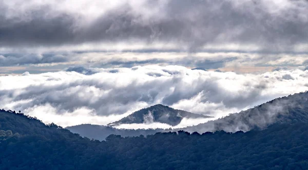 Otoño Las Montañas Apalaches Visto Largo Cresta Azul Parkwa —  Fotos de Stock