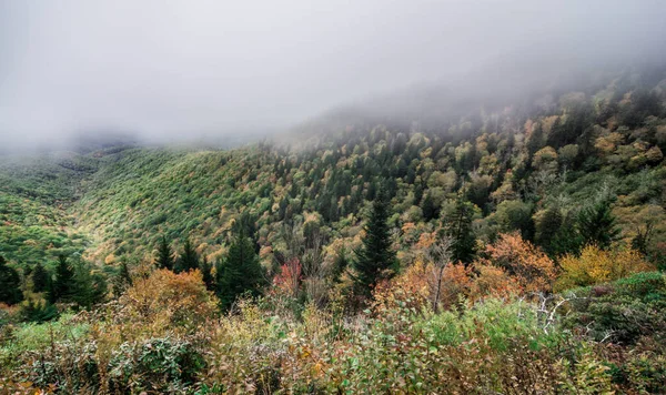 Sabah Gündoğumu Mavi Tepe Parkı Dağları — Stok fotoğraf