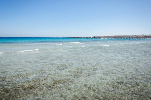 Belle Vue Sur Mer Avec Ciel Bleu Belle Vue Sur — Photo