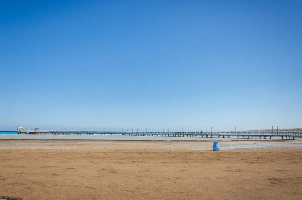 Immagine Della Bellissima Vista Sul Mare Con Cielo Azzurro Spiaggia — Foto Stock