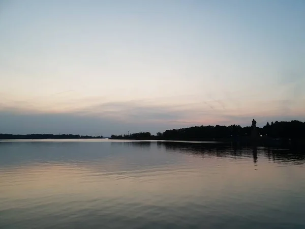 Paysage Fluvial Été — Photo