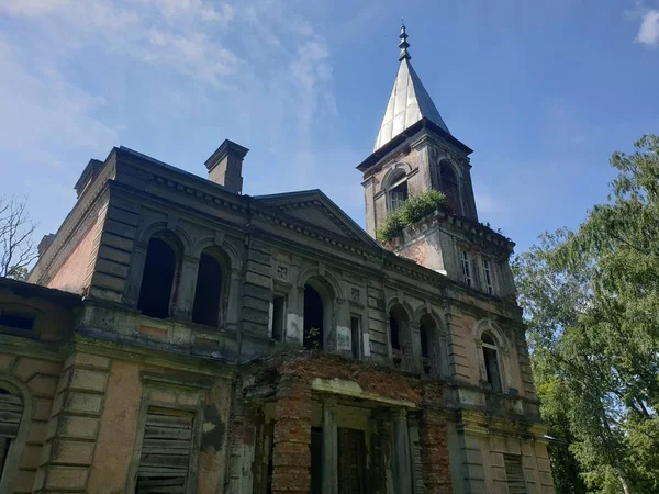 Manoir Historique Abandonné Ruine — Photo