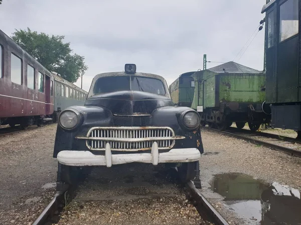 Järnvägsmuseum För Retro Transport — Stockfoto