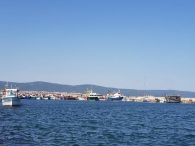 Yazın deniz manzarası