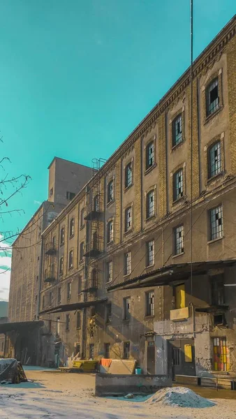 Εγκαταλελειμμένο Εργοστάσιο Στο Ζάγκρεμπ — Φωτογραφία Αρχείου