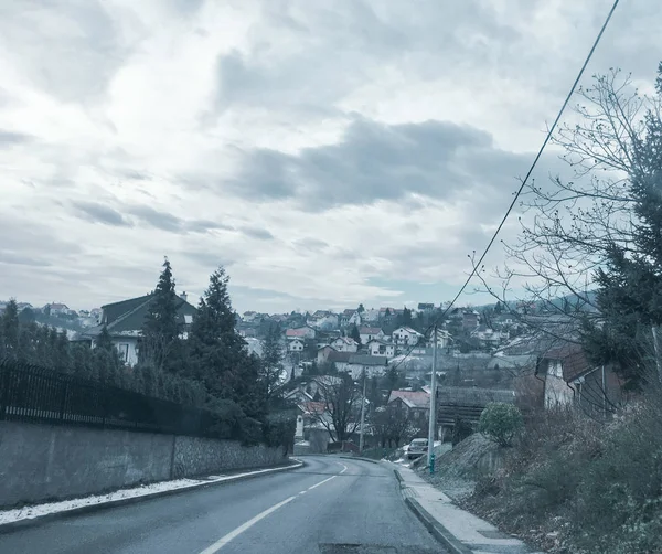 Landskap Bergen Kroatien — Stockfoto