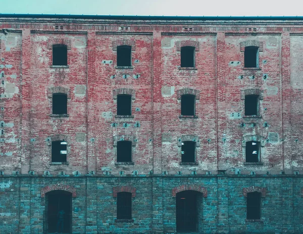 Ιστορικό Εργοστάσιο Στην Τεργέστη Ιταλία — Φωτογραφία Αρχείου