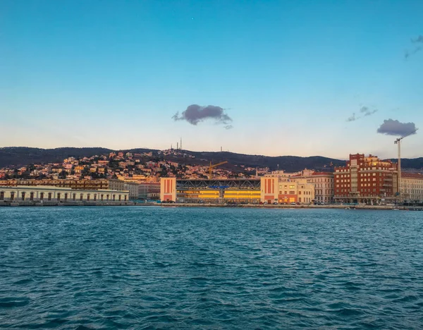 Paisaje Costero Trieste Italia — Foto de Stock