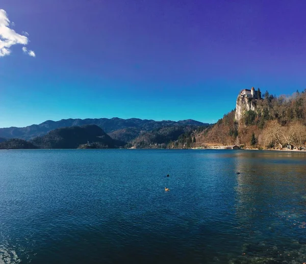 Danau Bersayap Pegunungan Slovenia — Stok Foto