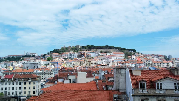 Замок Святого Георгия, Лиссабон, Португалия — стоковое фото