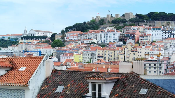 Svatý Jiří hrad, Lisabon, Portugalsko — Stock fotografie