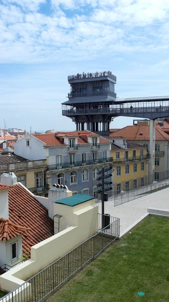 Santa Justa lift, Lisboa, Portugal Imagem De Stock