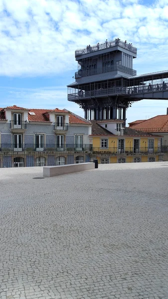 Ascensor de Santa Justa, Lisboa, Portugal —  Fotos de Stock