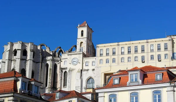 Carmo klooster, Lissabon, portugal — Stockfoto