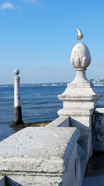 Cais das Colunas, Lisboa, Portugal —  Fotos de Stock