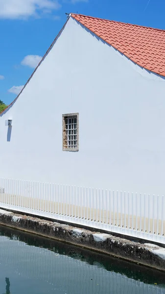 Szczegóły okna, Tomar, Portugalia — Zdjęcie stockowe