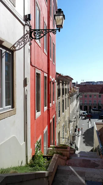 Dettaglio di un edificio, Lisbona, Portogallo — Foto Stock