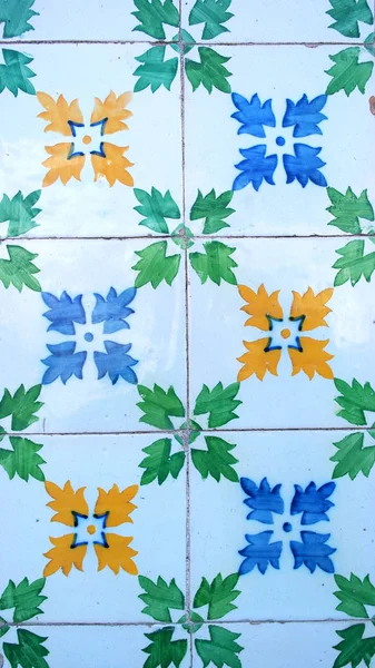 Azulejos Baldosas Portuguesas Portugal — Foto de Stock