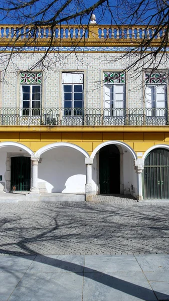 Detalhe Edifício Beja Alentejo Portugal — Fotografia de Stock
