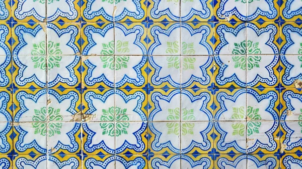 Azulejos Portuguese Tiles Portugal Stock Picture