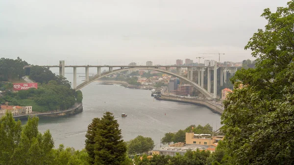 Arrabida Bridge Porto Portugalsko — Stock fotografie