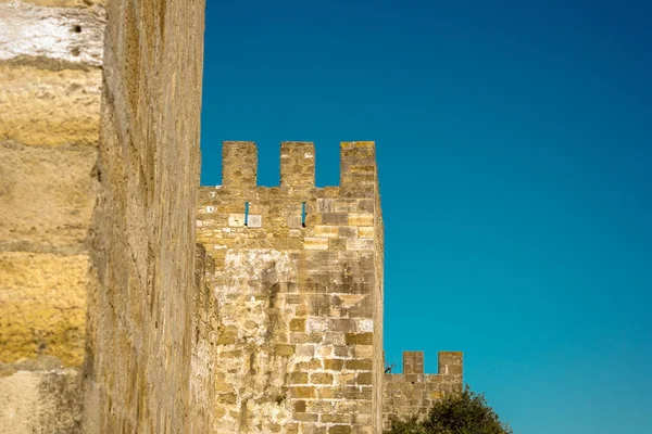 Castello San Giorgio Lisbona Portogallo — Foto Stock