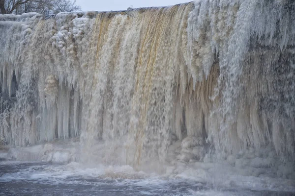 Peisaj Cascadă Expunere Lungă — Fotografie, imagine de stoc