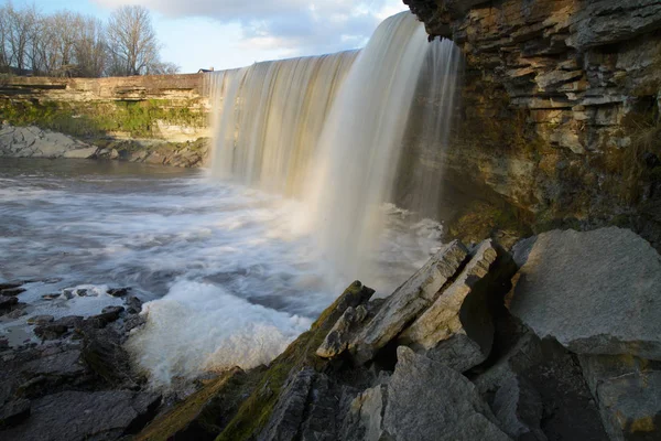 Paesaggio Cascate Lunga Esposizione — Foto Stock