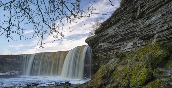 Paesaggio Cascate Lunga Esposizione — Foto Stock