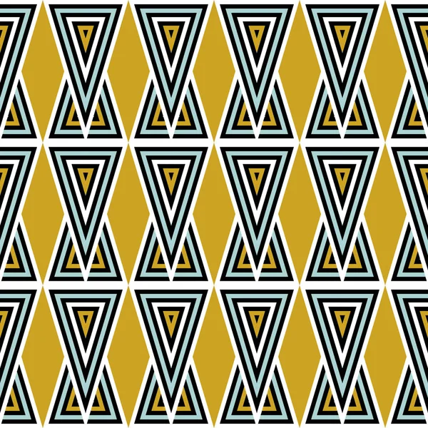 Chevron patroon ontwerp, naadloze Trendy Retro achtergrond - 1960s, 1970s, jaren 1980 fashion stijl — Stockvector