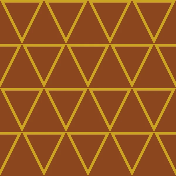 Triangle Pattern Design, fond rétro tendance sans couture, années 1960, 1970, style de mode des années 1990 — Image vectorielle