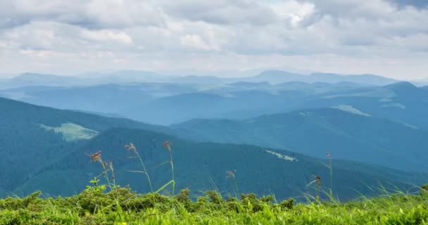 Time Lapse Mountain Landscape Carpathians — 비디오