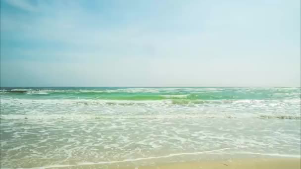 Time Lapse Black Sea Beach Odessa — Vídeo de Stock