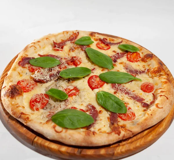 Pizza Italiana Com Legumes — Fotografia de Stock