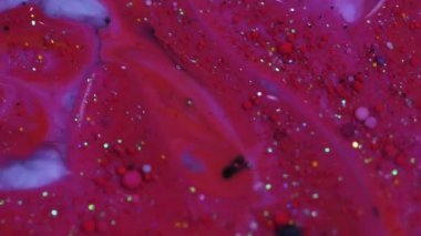 Kırmızı soyut glitter yakın çekim