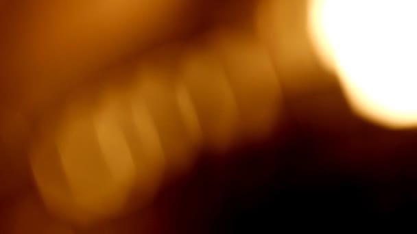 bokeh rouge orange clair bleu 