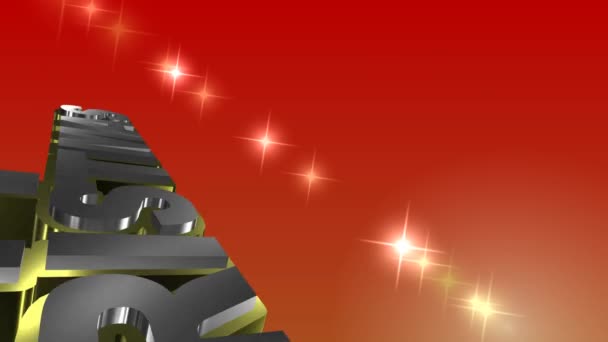 texte de Noël salutation animation 