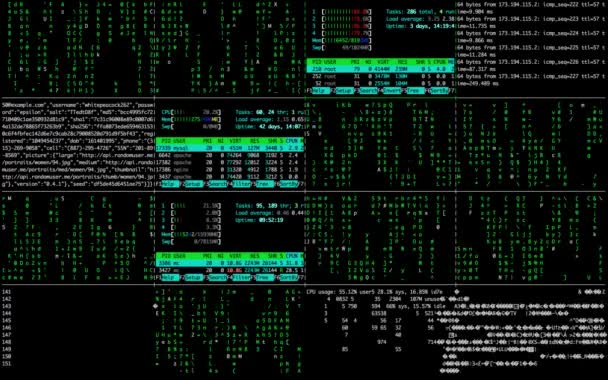 源代码监视器显示数字 — 图库视频影像